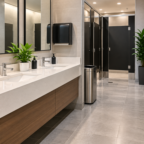 Roamza Office Cleaning and Commercial - Restrooms